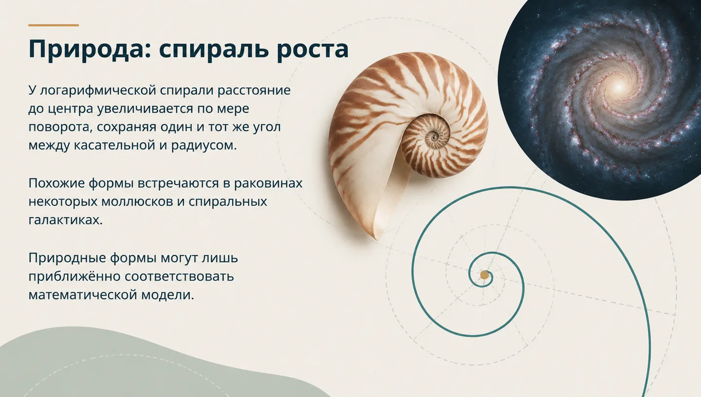 Природа: спираль роста