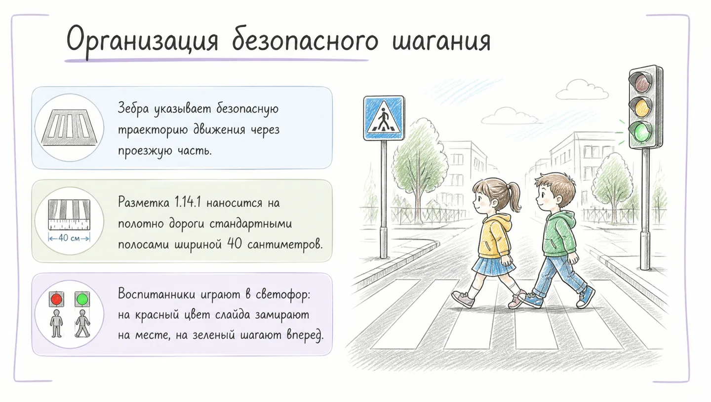 Организация безопасного шагания