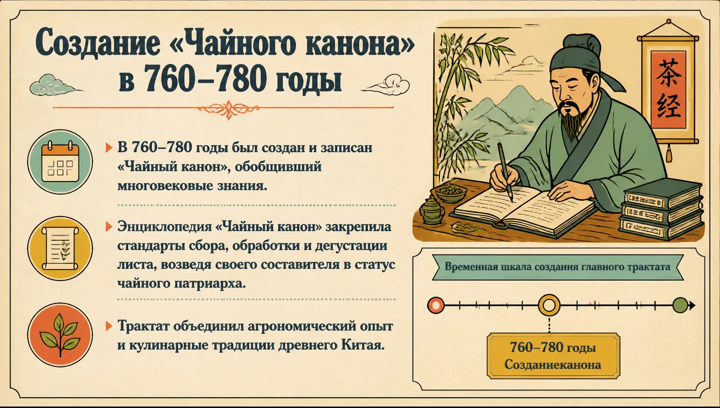 Создание «Чайного канона» в 760–780 годы