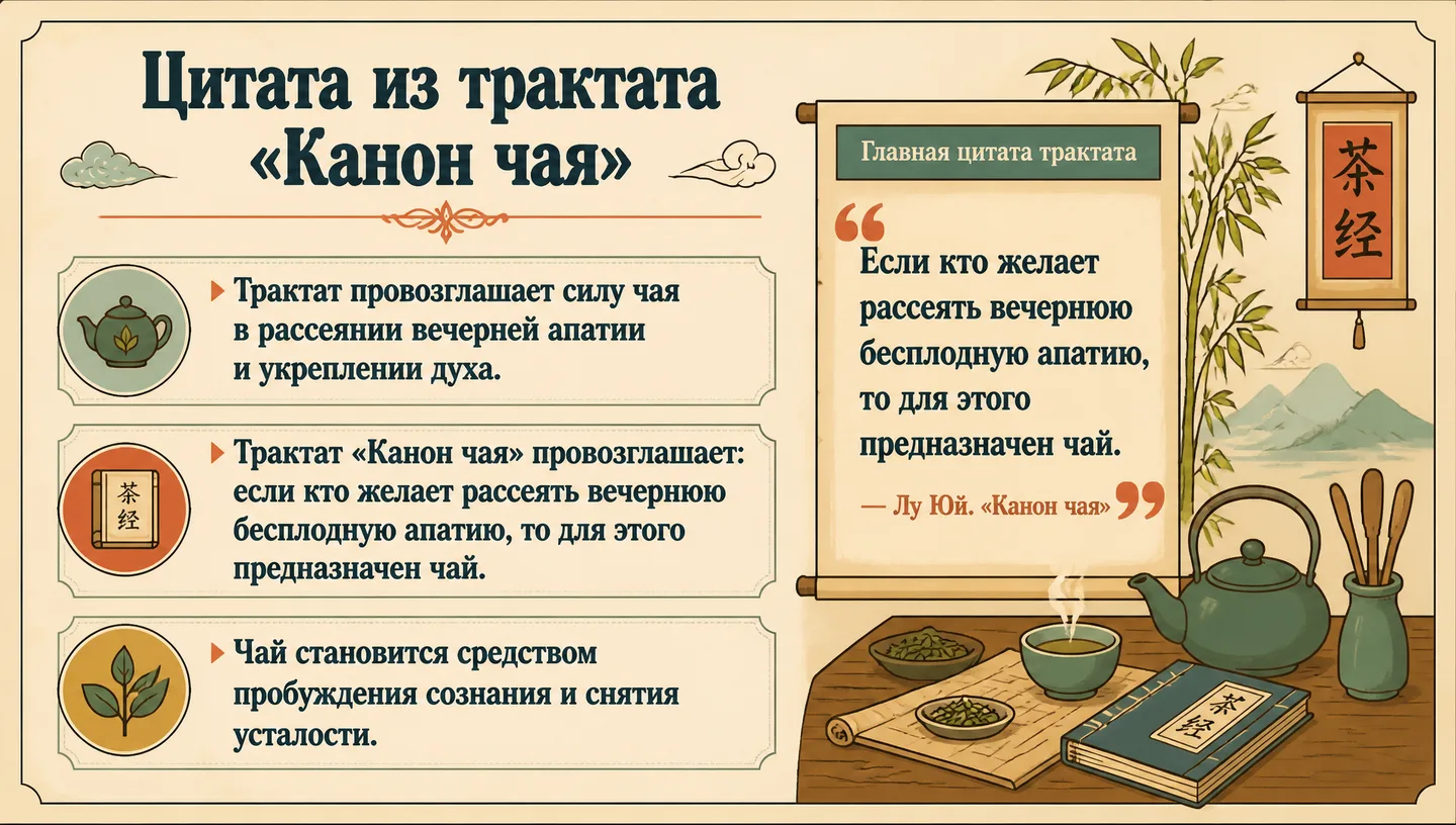 Цитата из трактата «Канон чая»