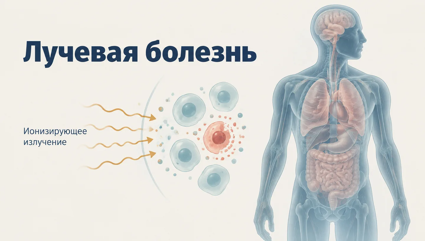 Первый слайд: Лучевая болезнь