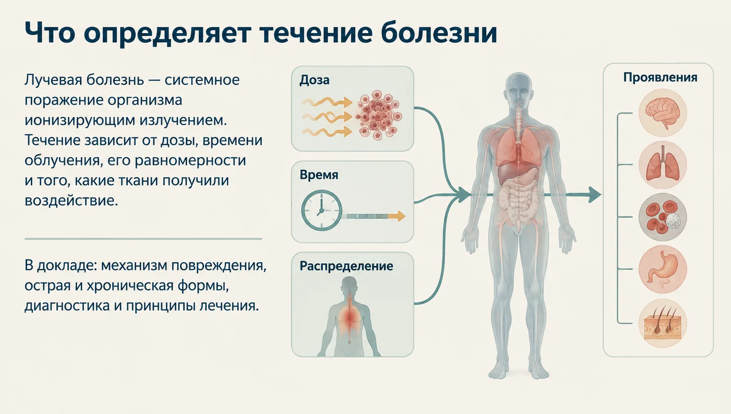 Что определяет течение болезни