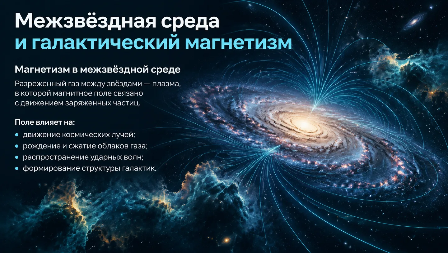 Межзвёздная среда и галактический магнетизм