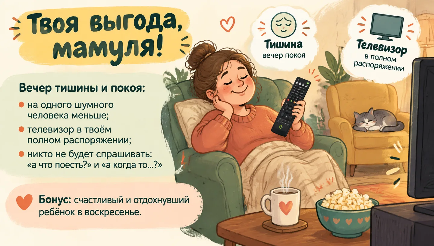 Твоя выгода, мамуля!