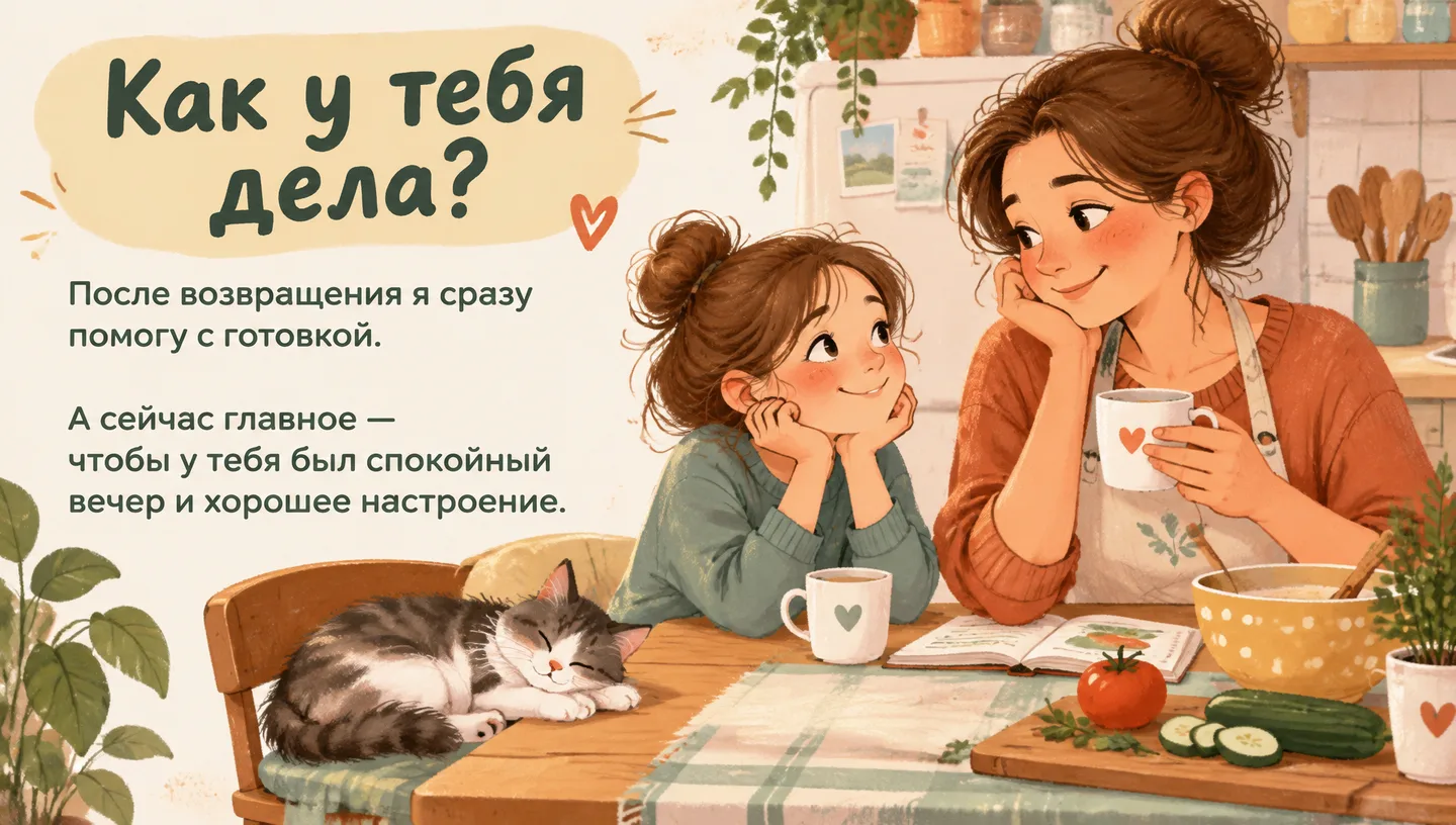Как у тебя дела?