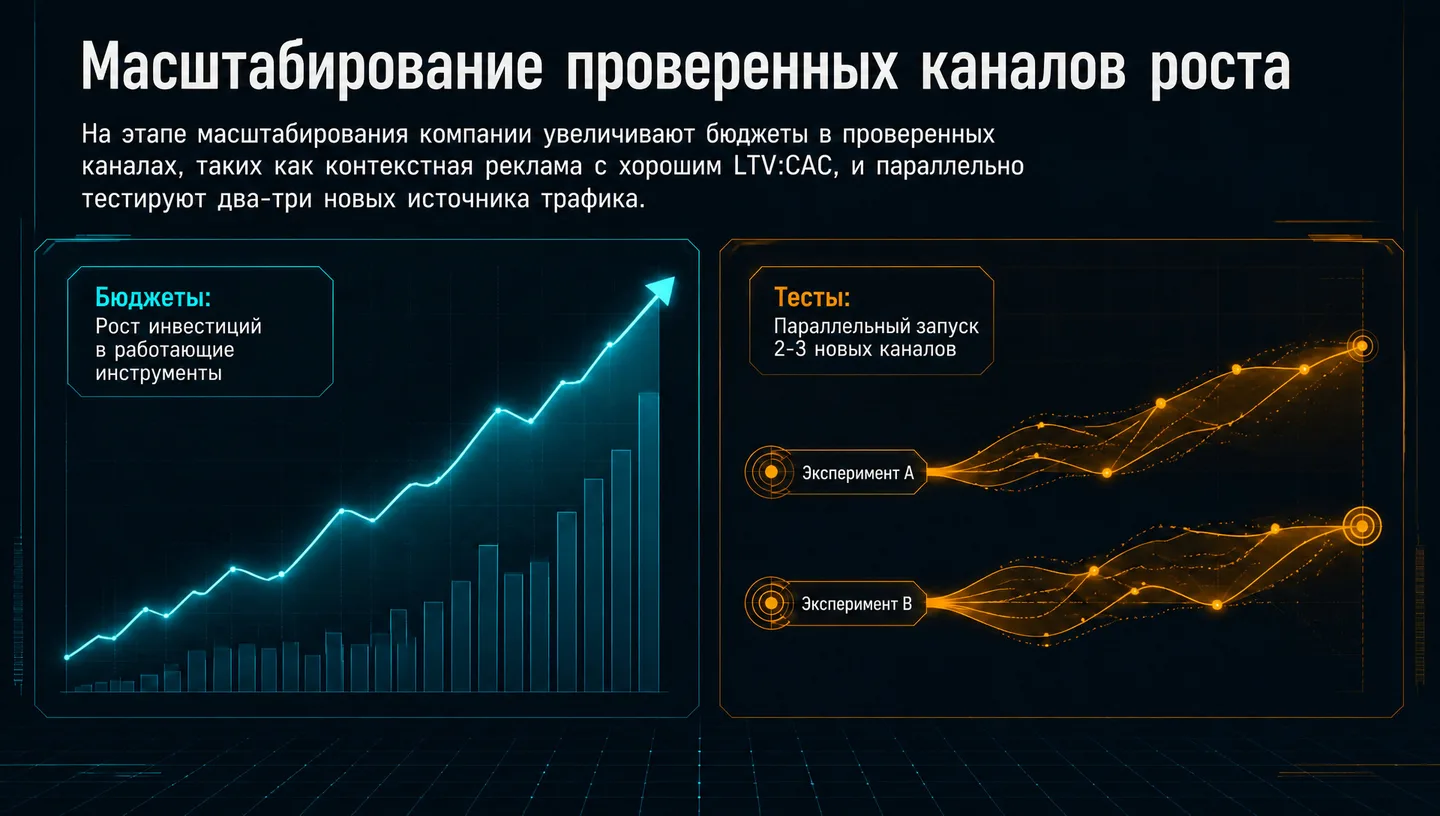 Масштабирование проверенных каналов роста