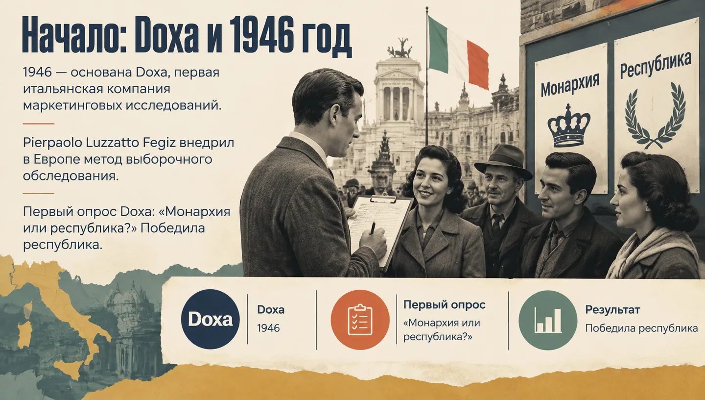 Начало: Doxa и 1946 год