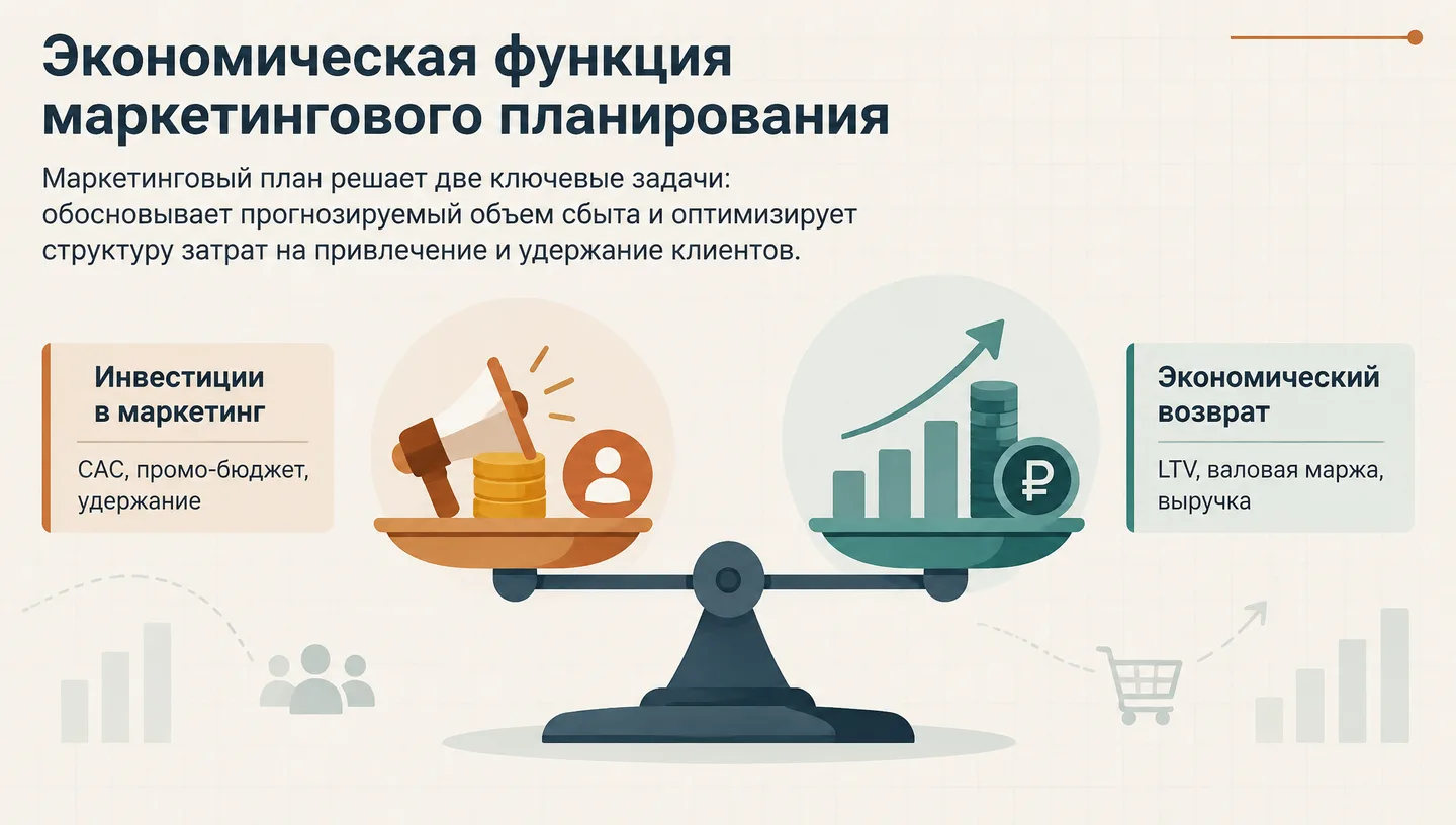 Экономическая функция маркетингового планирования