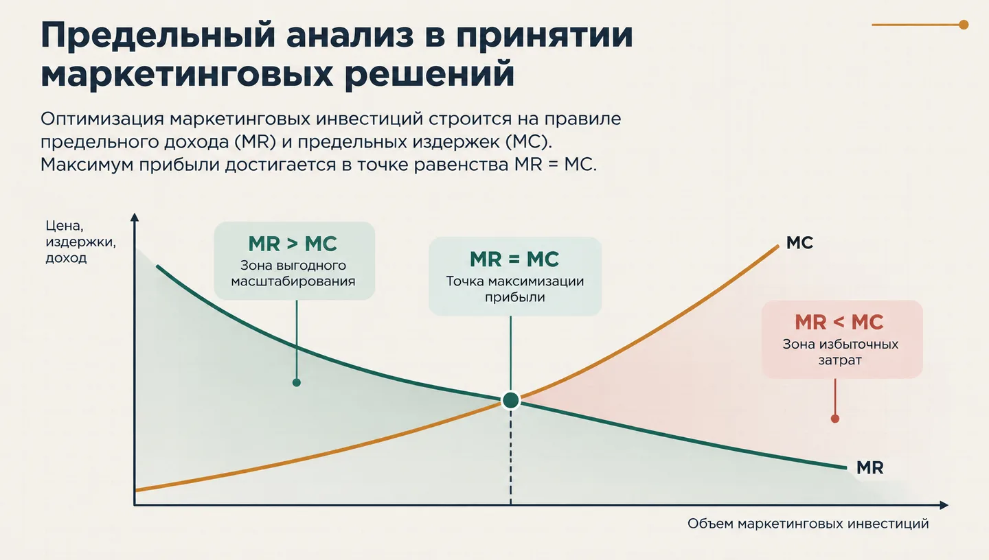 Предельный анализ в принятии маркетинговых решений