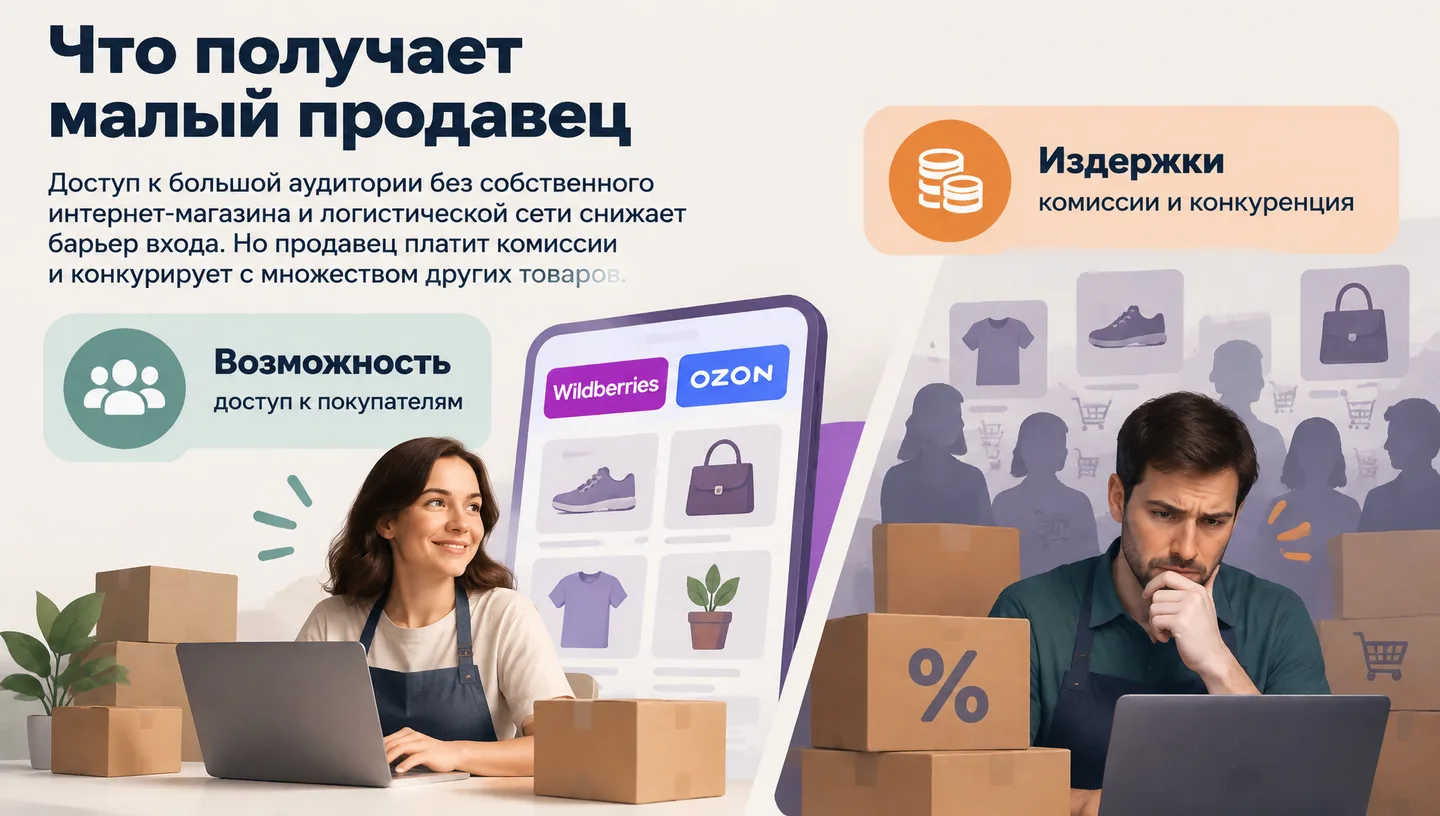 Что получает малый продавец