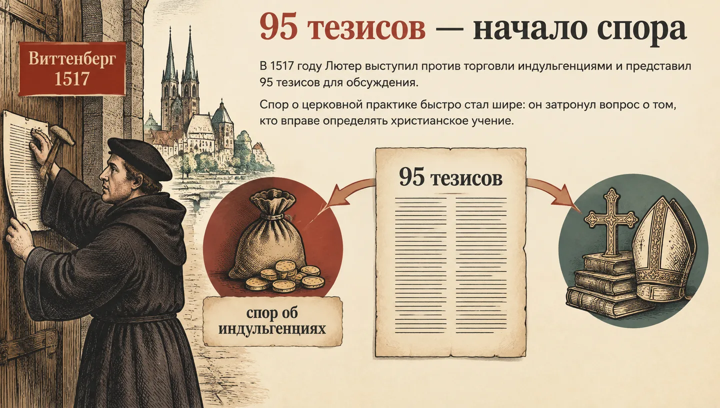 95 тезисов — начало спора