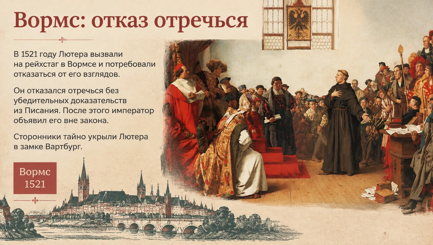 Вормс: отказ отречься