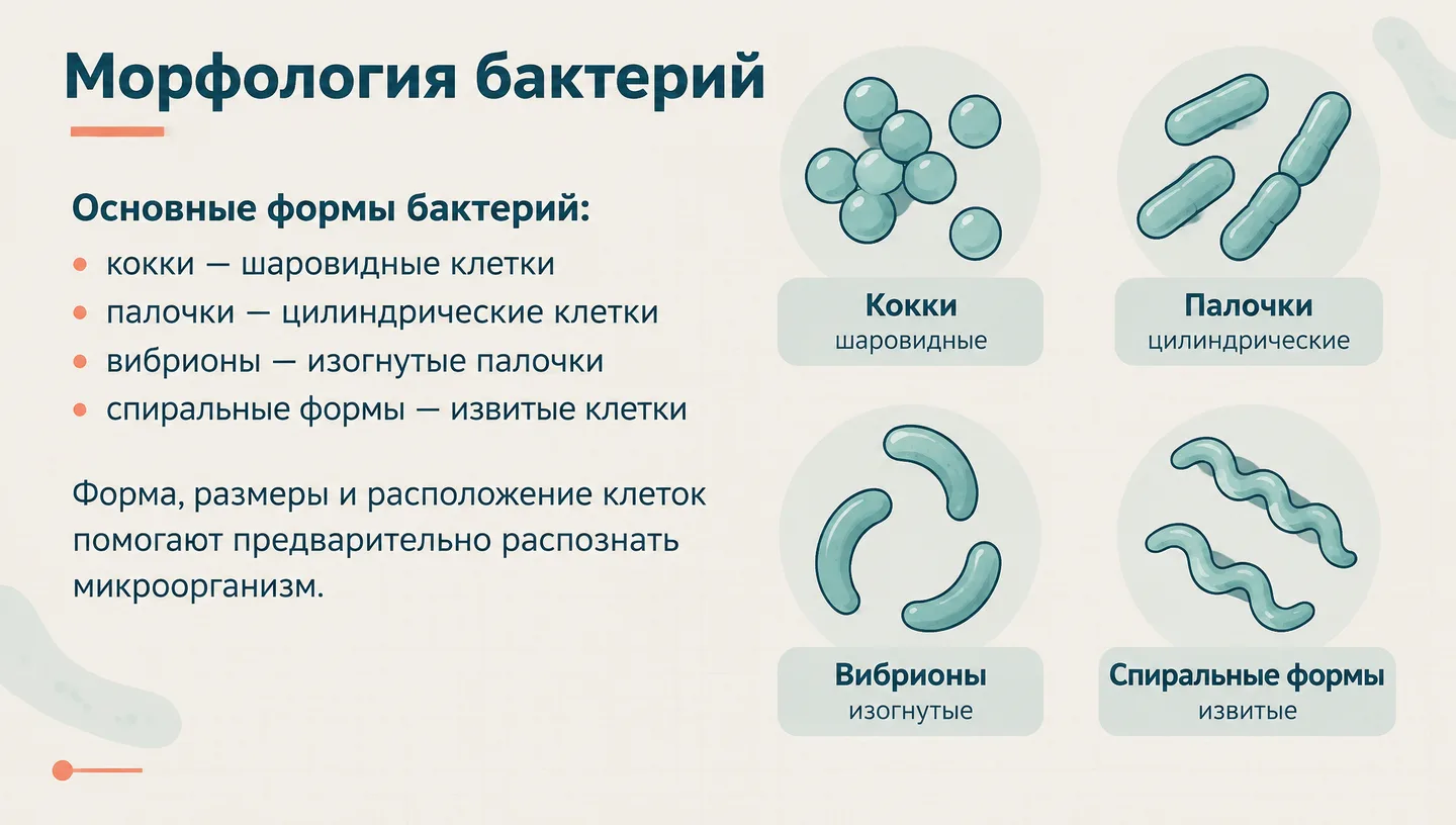 Морфология бактерий