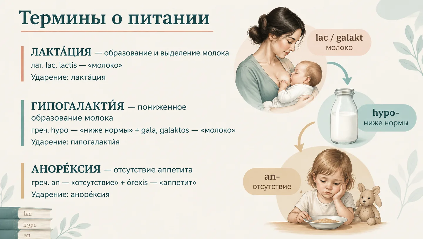 Термины о питании