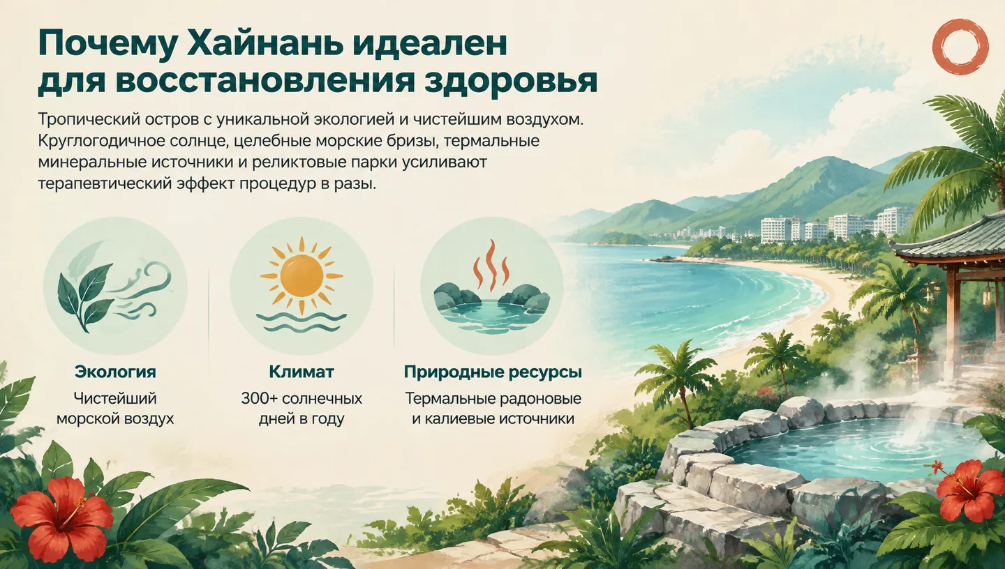 Почему Хайнань идеален для восстановления здоровья