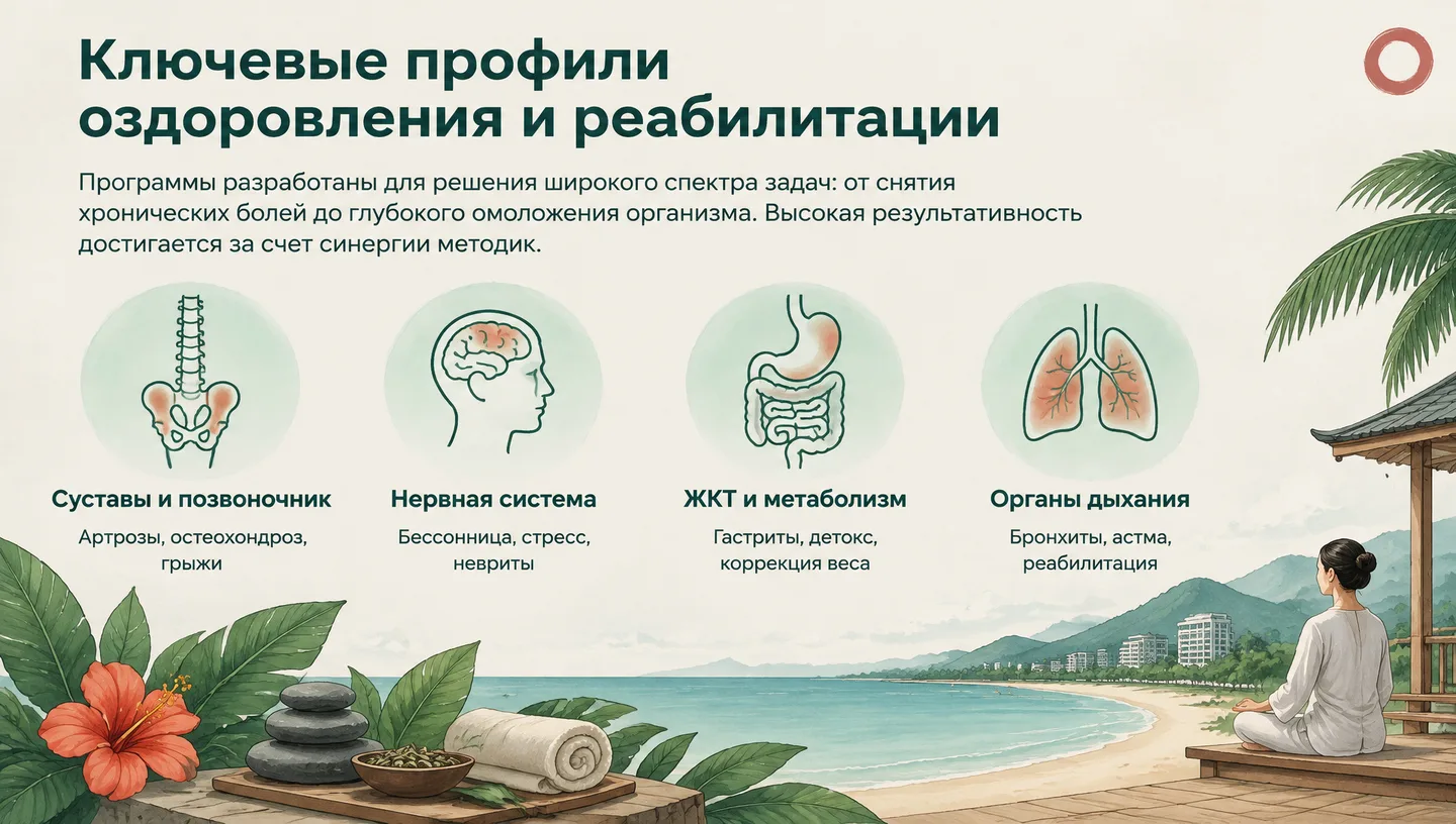 Ключевые профили оздоровления и реабилитации