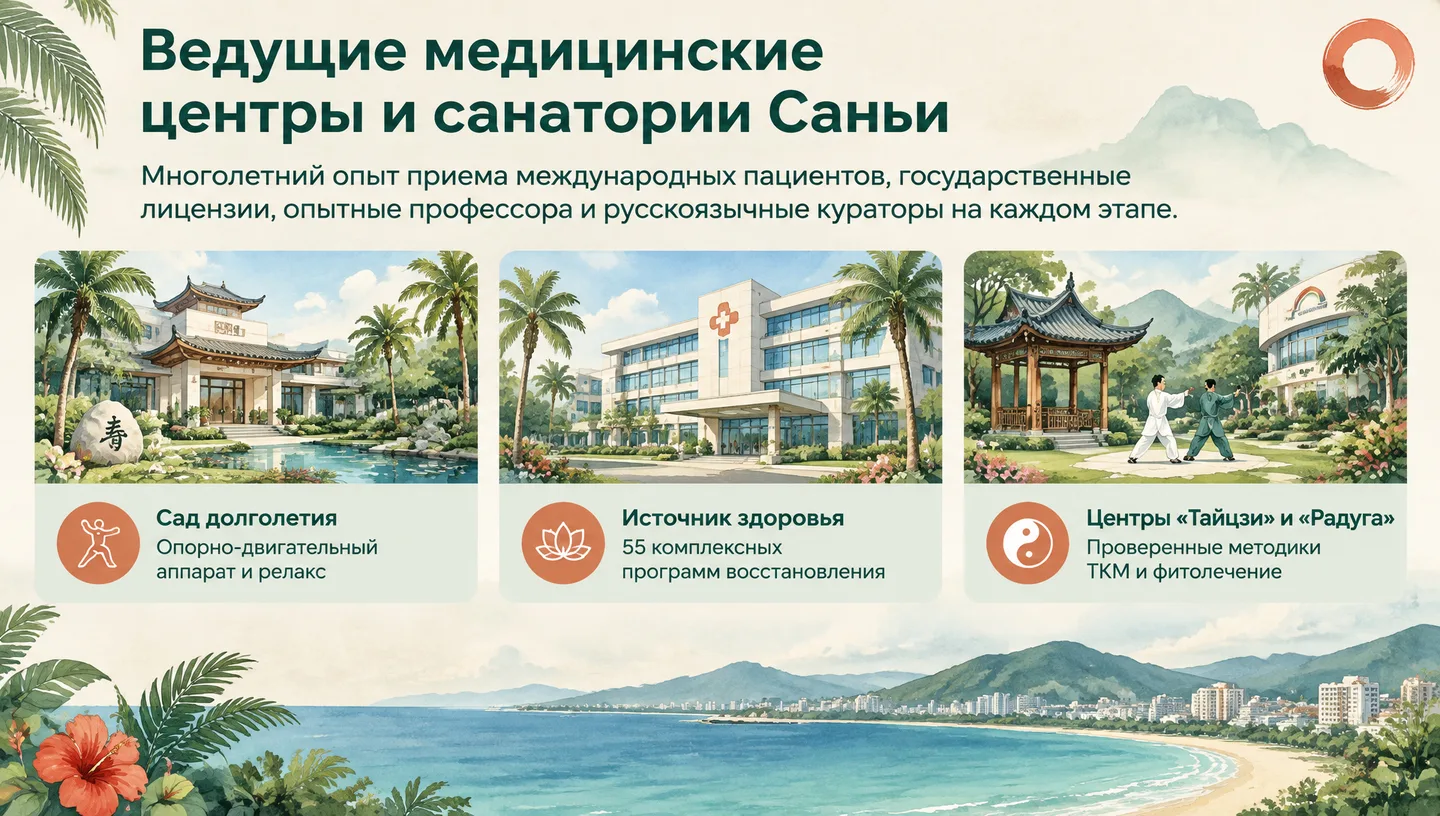Ведущие медицинские центры и санатории Саньи