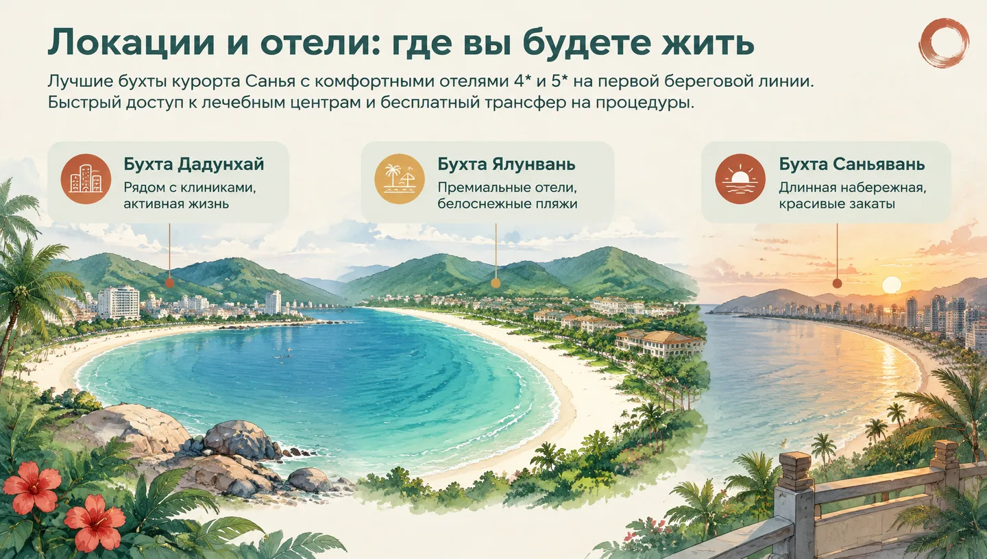 Локации и отели: где вы будете жить