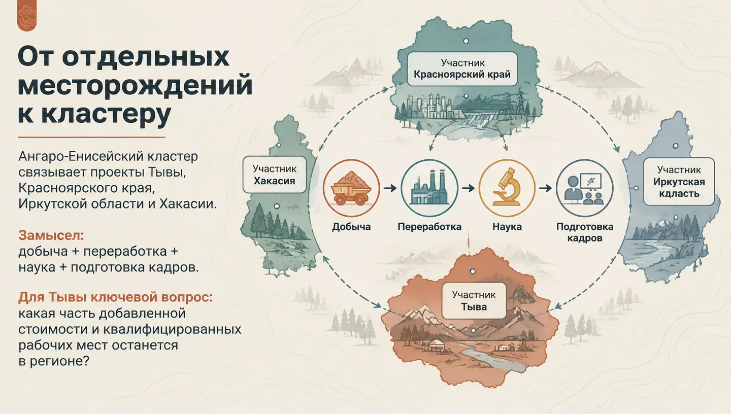 От отдельных месторождений к кластеру