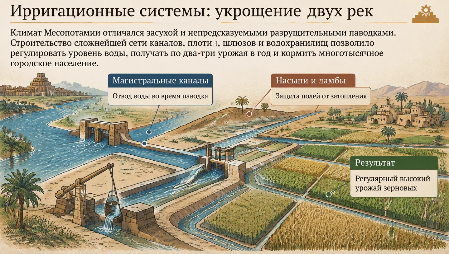 Ирригационные системы: укрощение двух рек