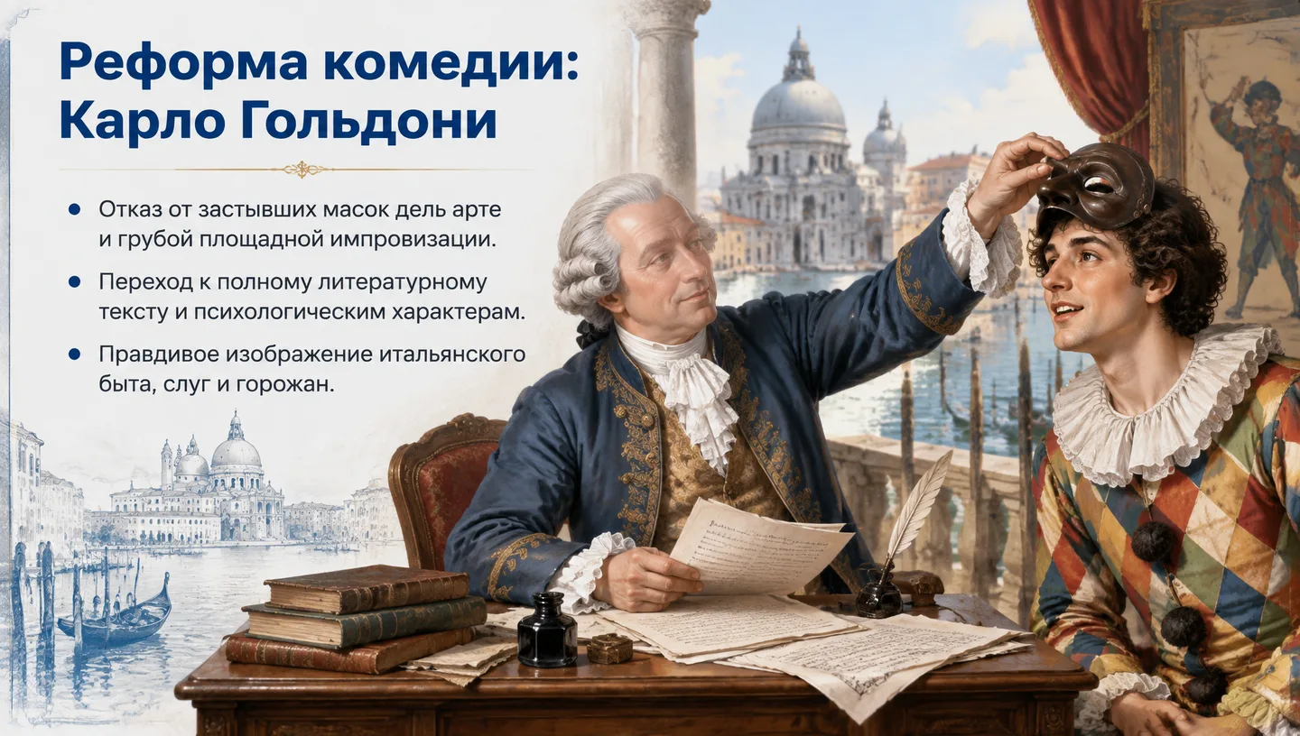 Реформа комедии: Карло Гольдони