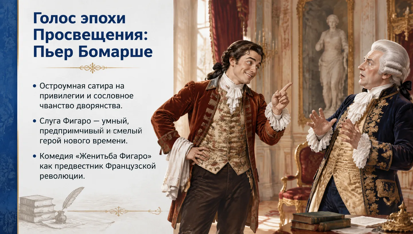 Голос эпохи Просвещения: Пьер Бомарше