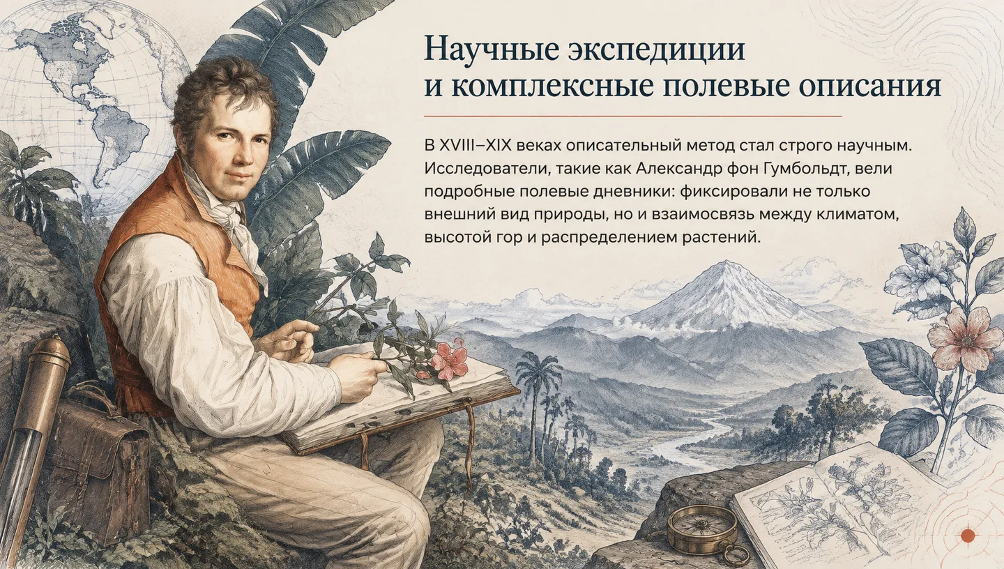 Научные экспедиции и комплексные полевые описания