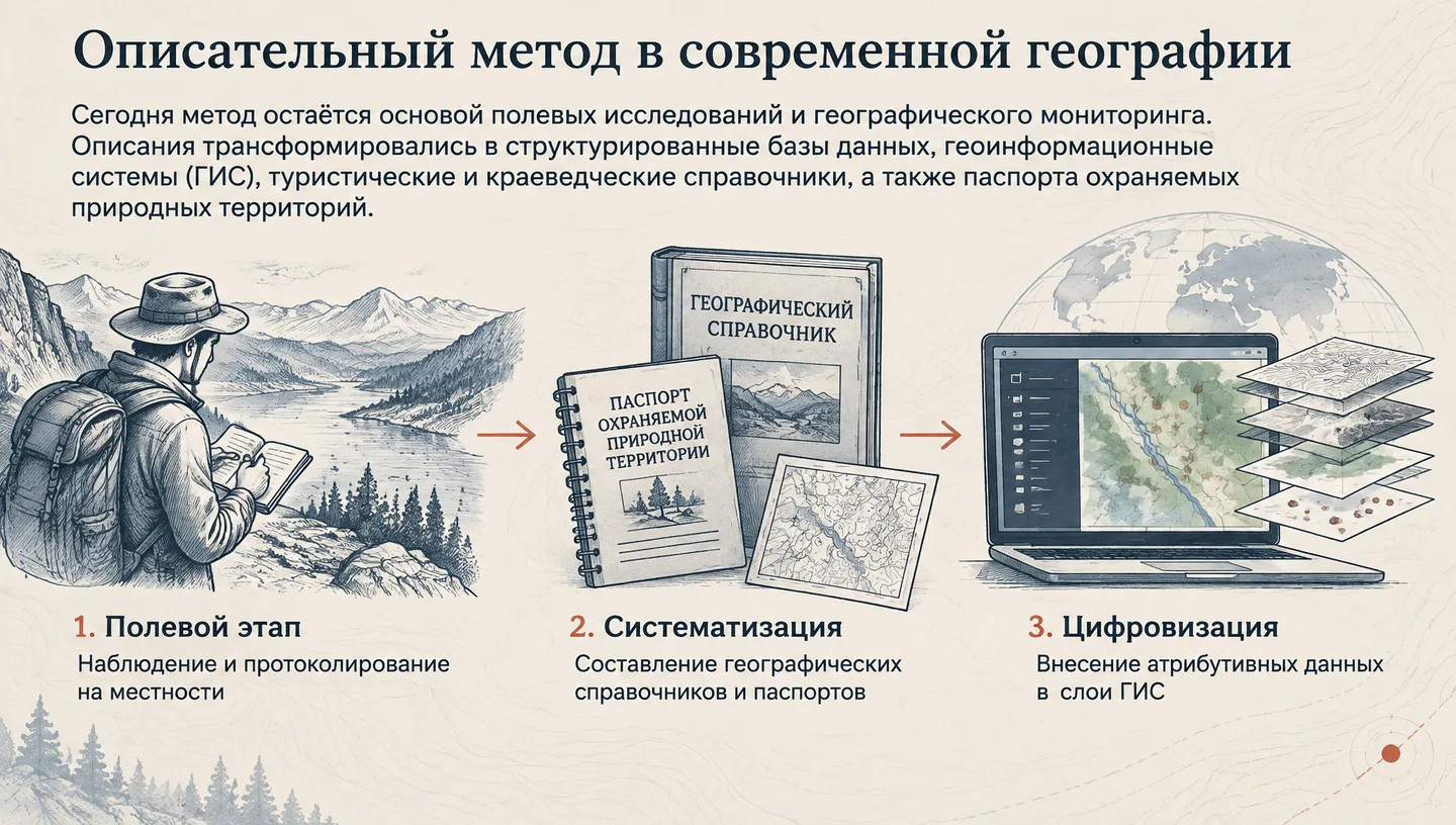 Описательный метод в современной географии