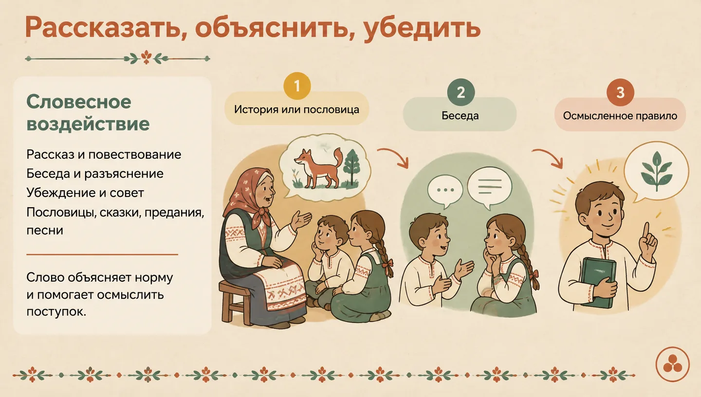 Рассказать, объяснить, убедить