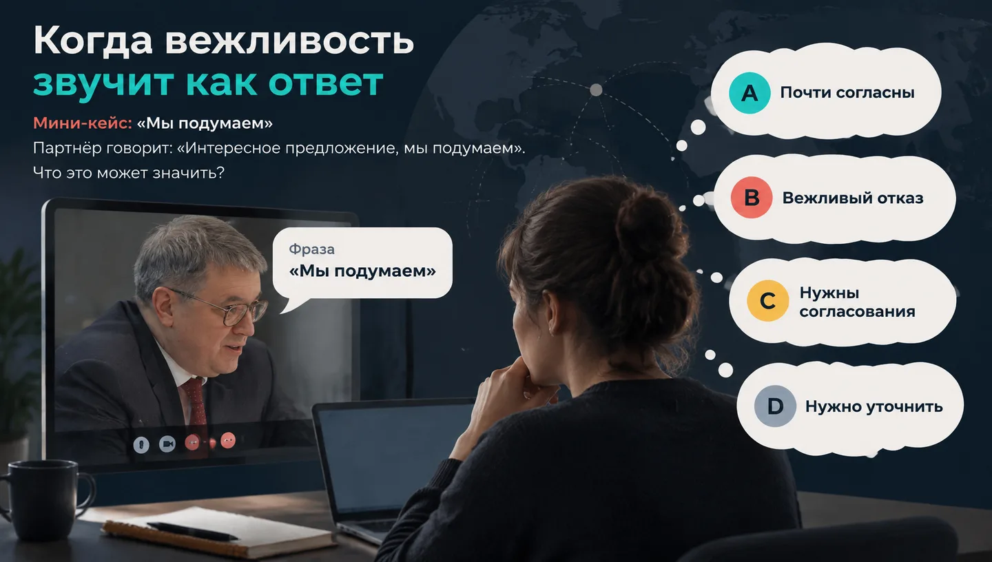 Когда вежливость звучит как ответ