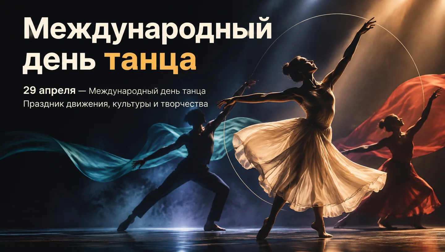 Первый слайд: Международный день танца