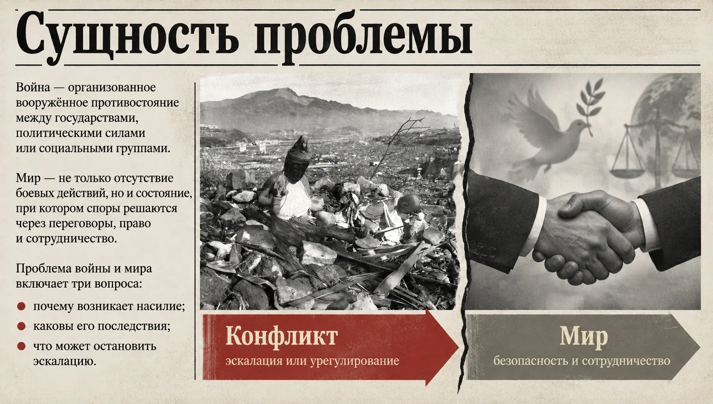 Сущность проблемы