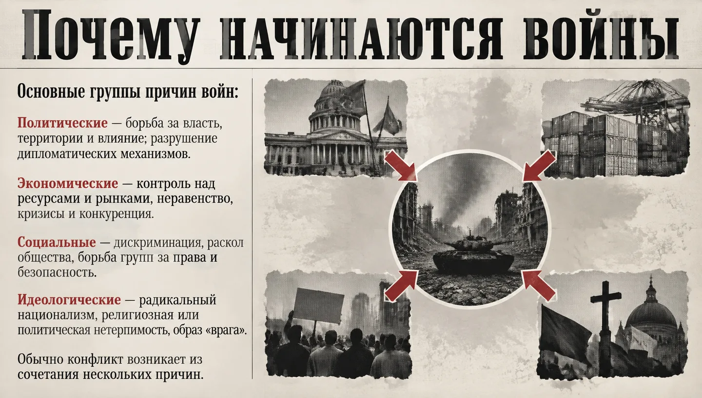 Почему начинаются войны