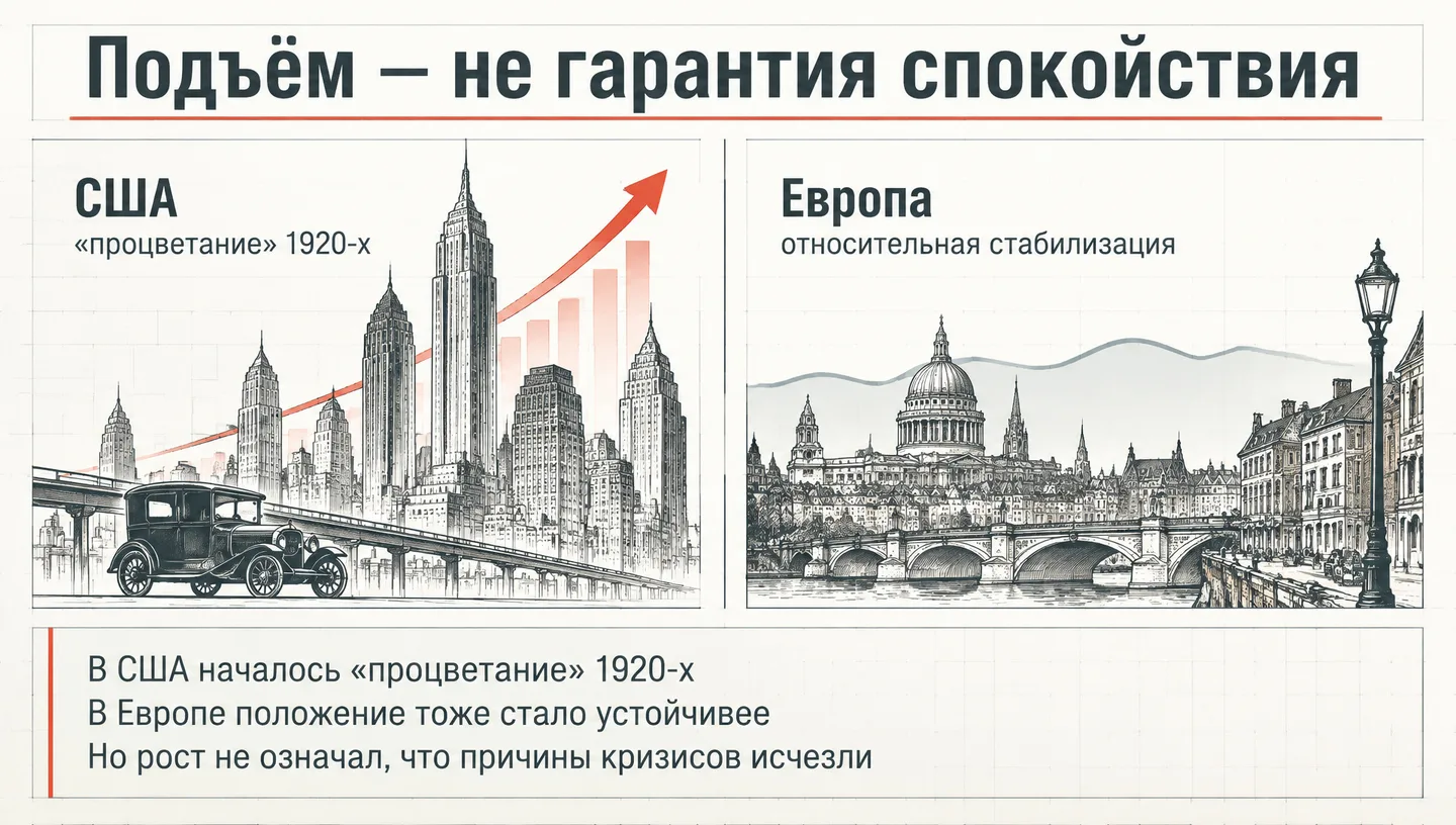 Подъём — не гарантия спокойствия