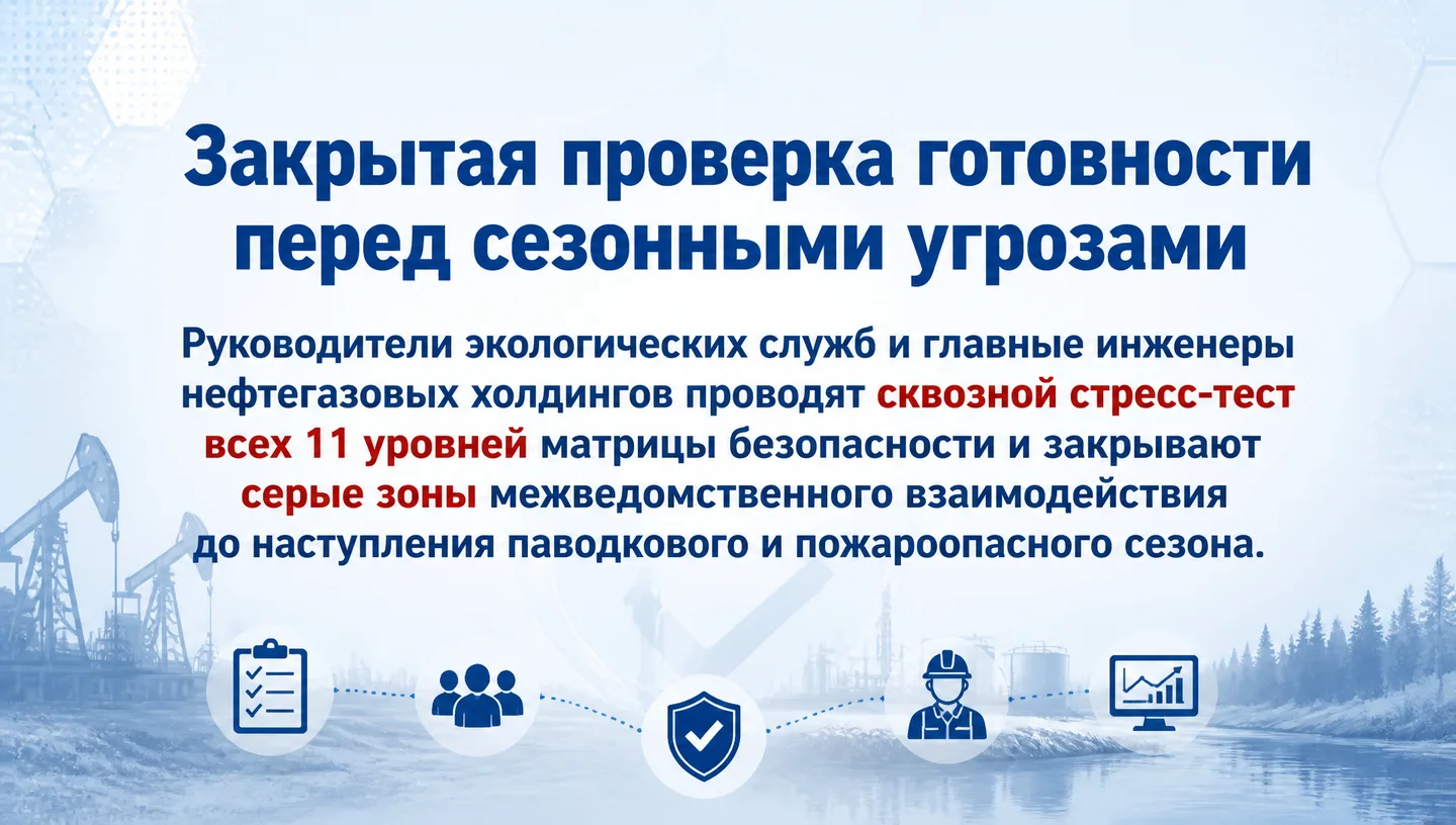 Закрытая проверка готовности перед сезонными угрозами