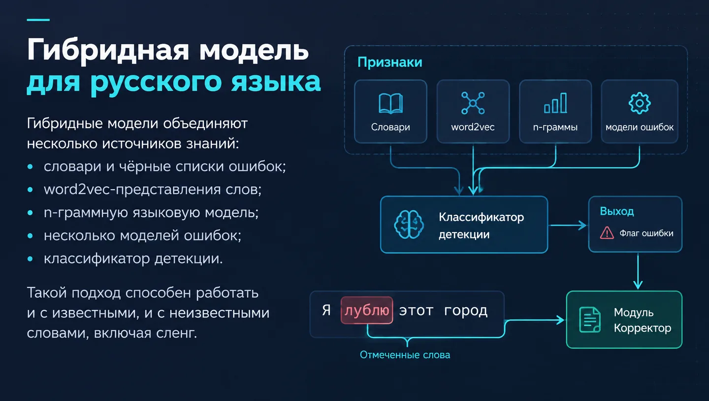 Гибридная модель для русского языка