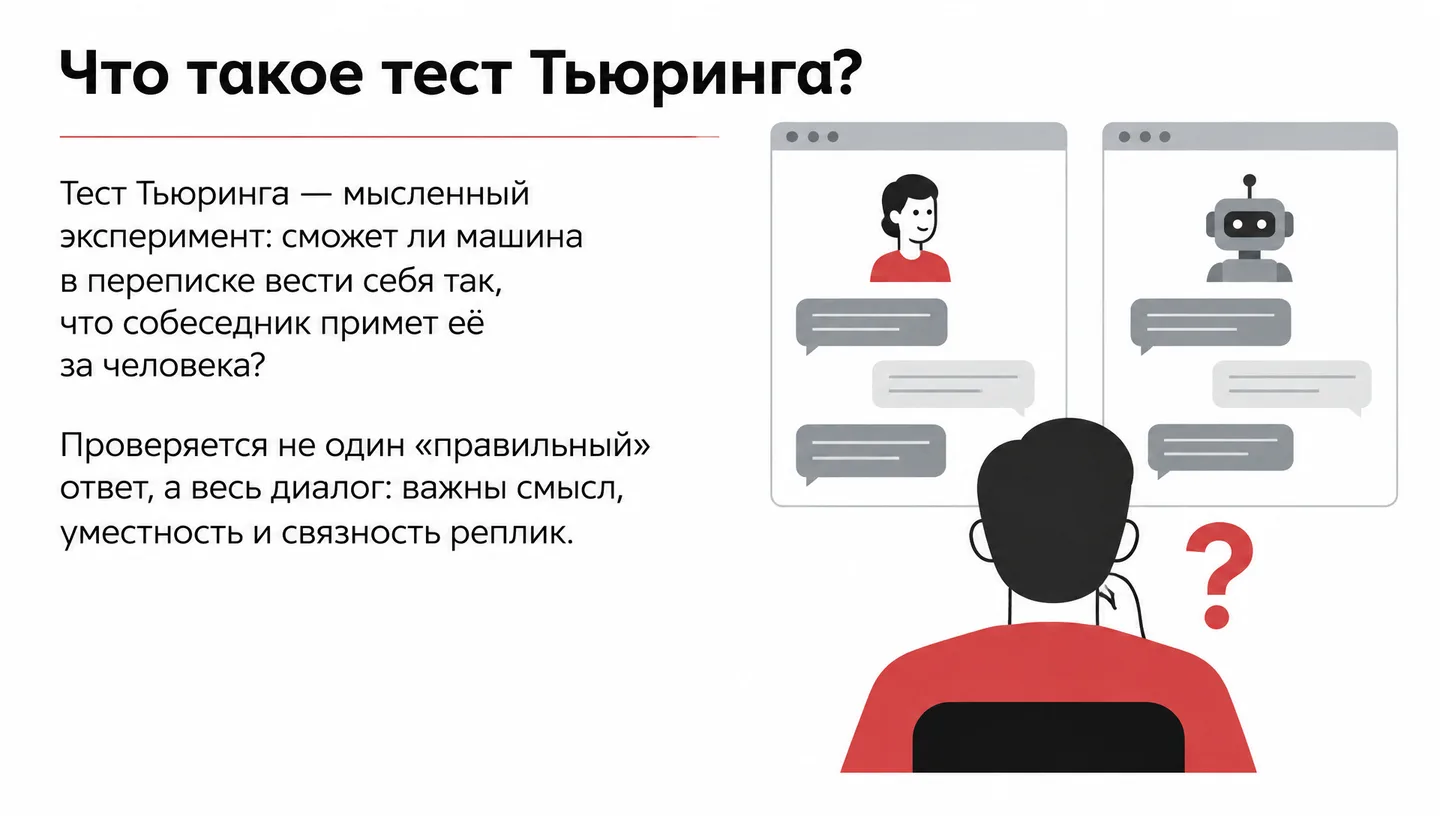 Что такое тест Тьюринга?