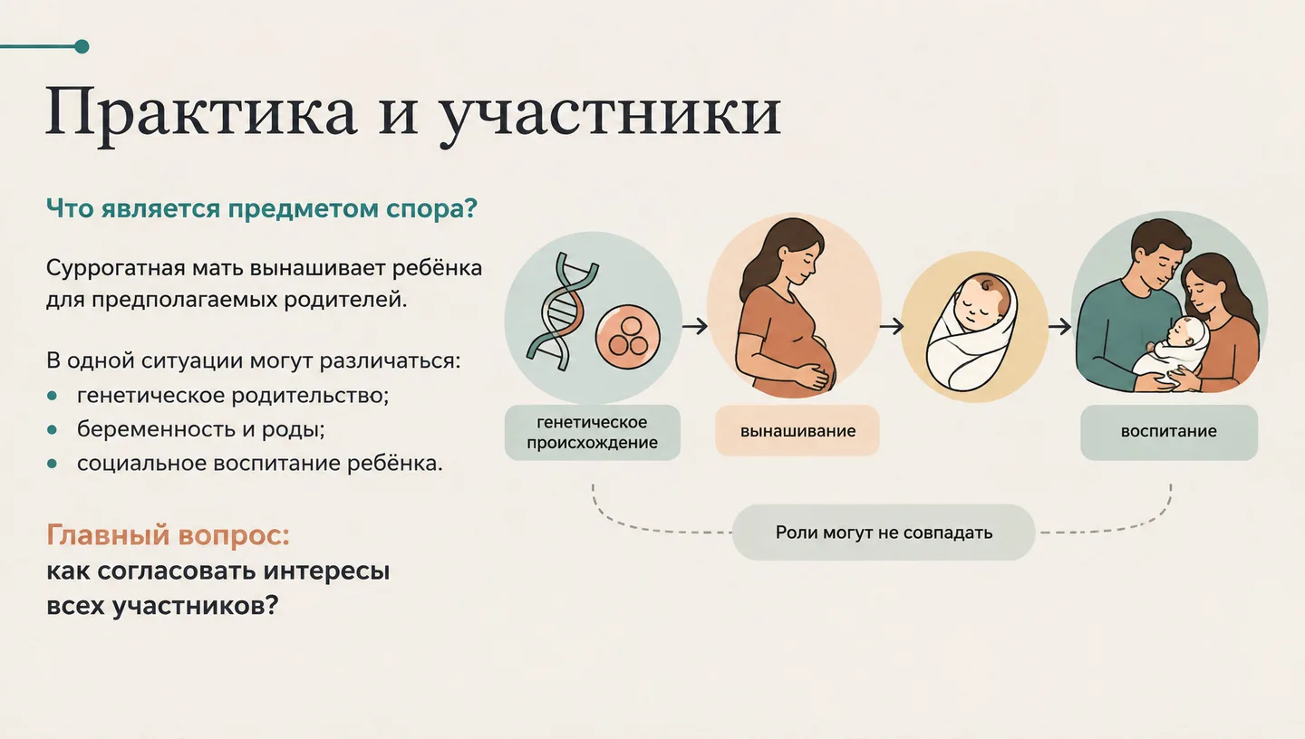 Практика и участники