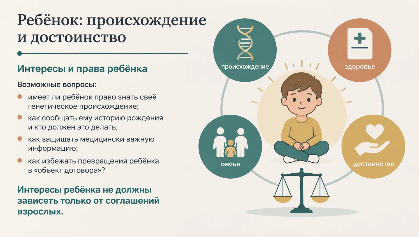 Ребёнок: происхождение и достоинство