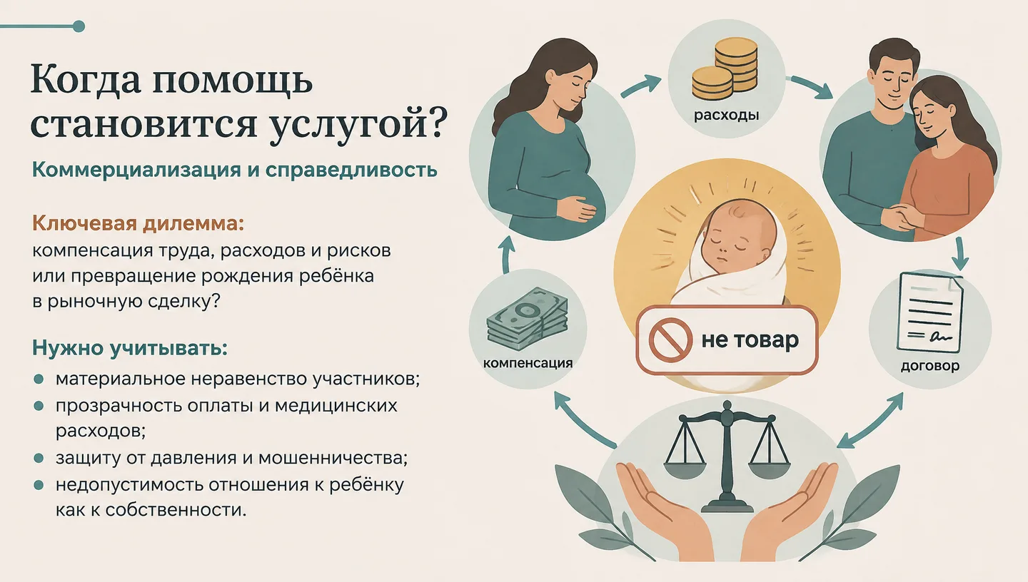 Когда помощь становится услугой?