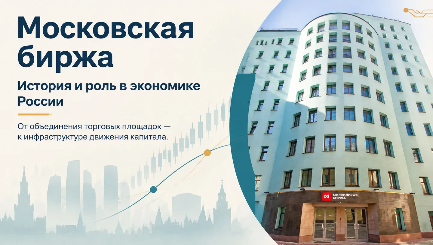 Первый слайд: Московская биржа