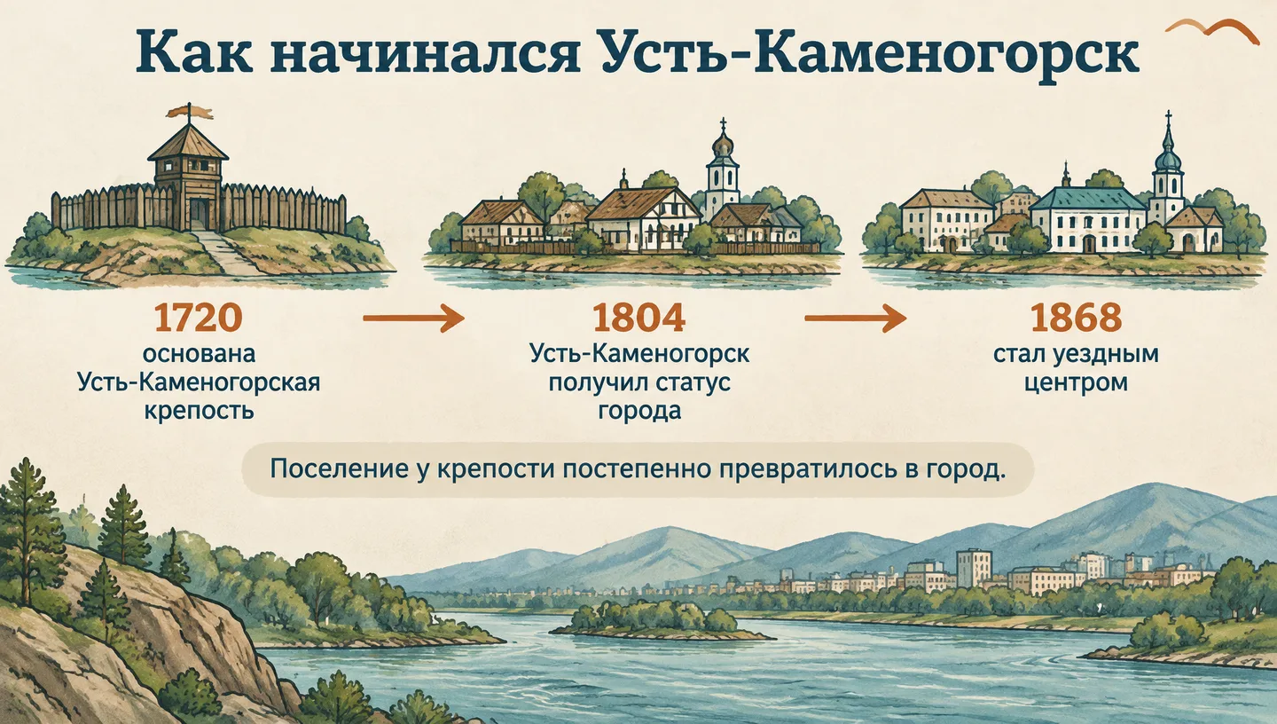 Как начинался Усть-Каменогорск