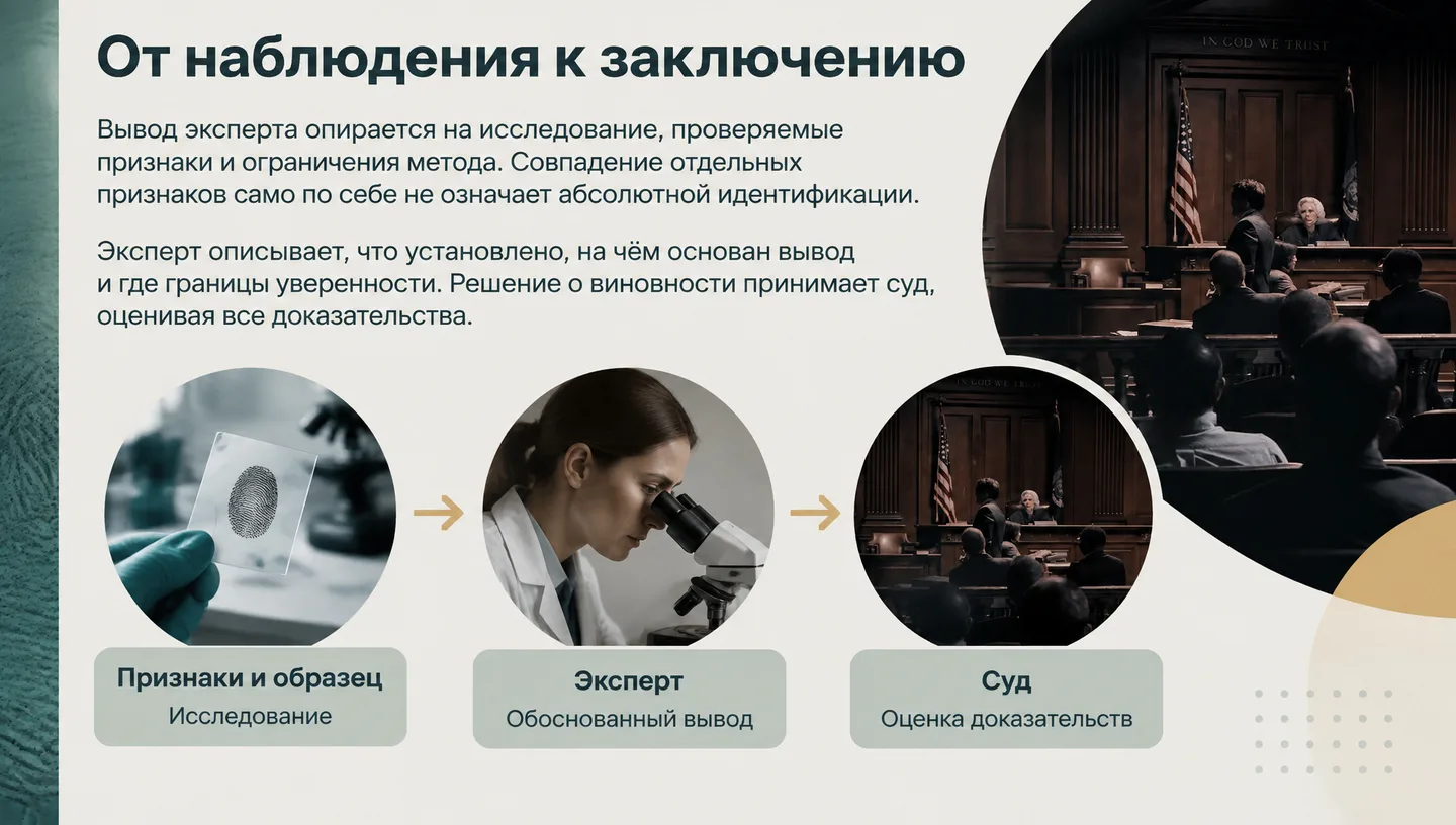 От наблюдения к заключению