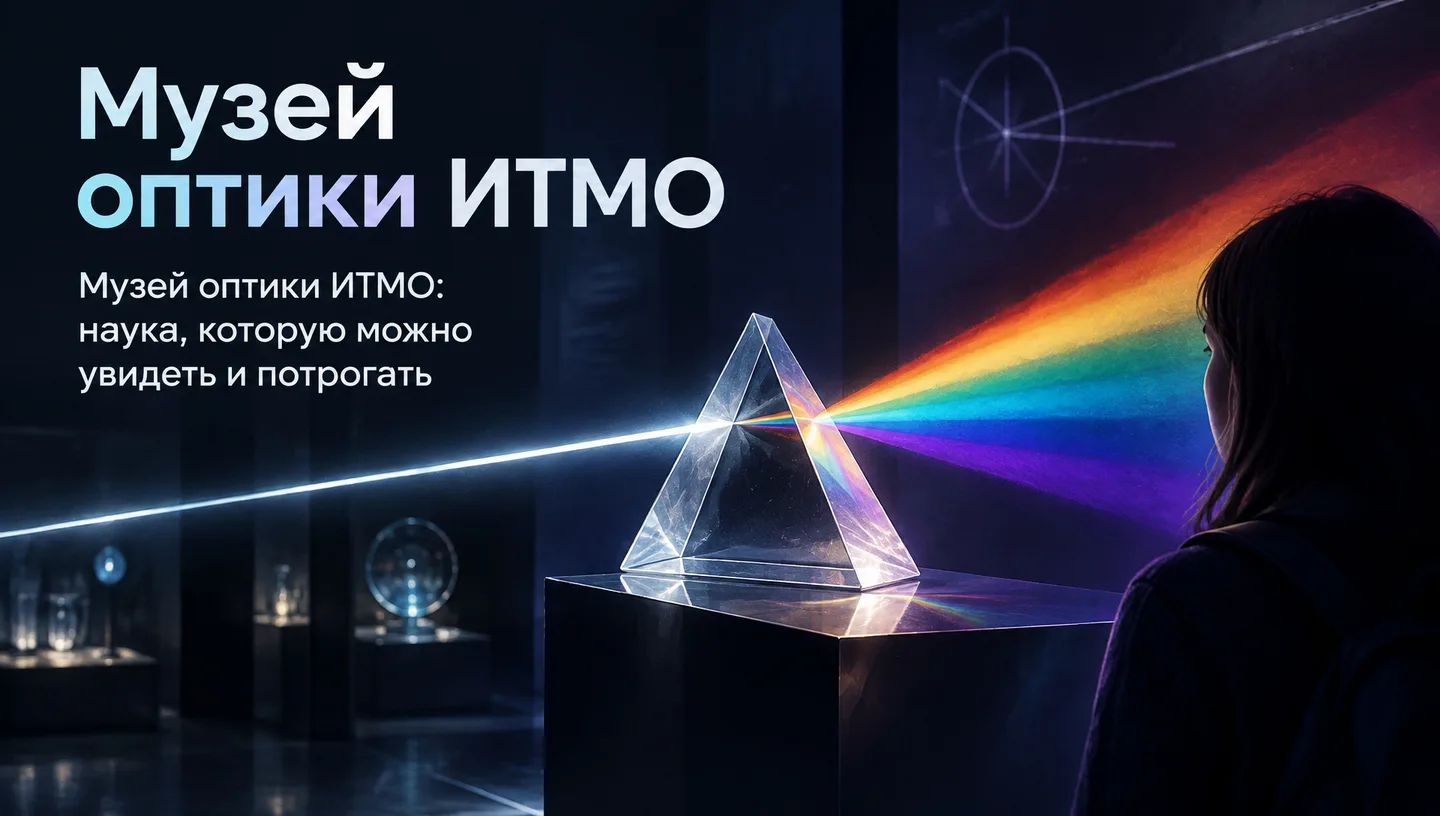 Первый слайд: Музей оптики ИТМО