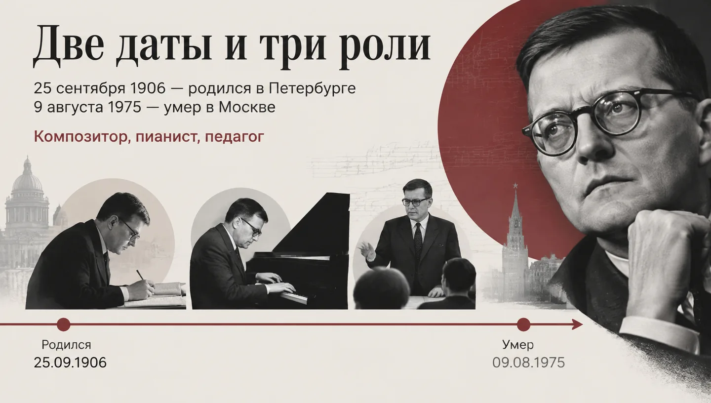 Две даты и три роли