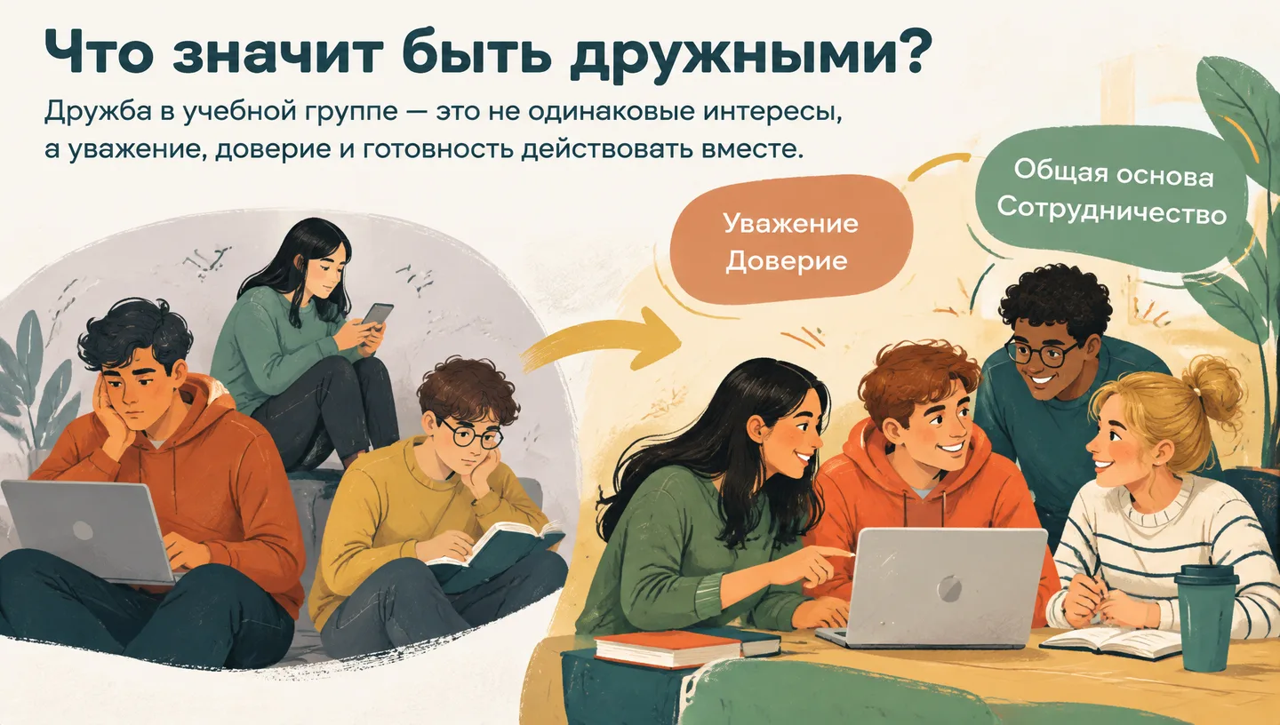 Что значит быть дружными?
