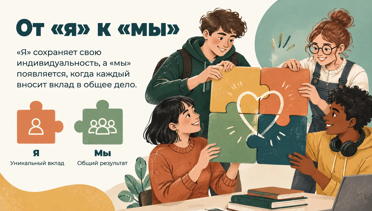 От «я» к «мы»