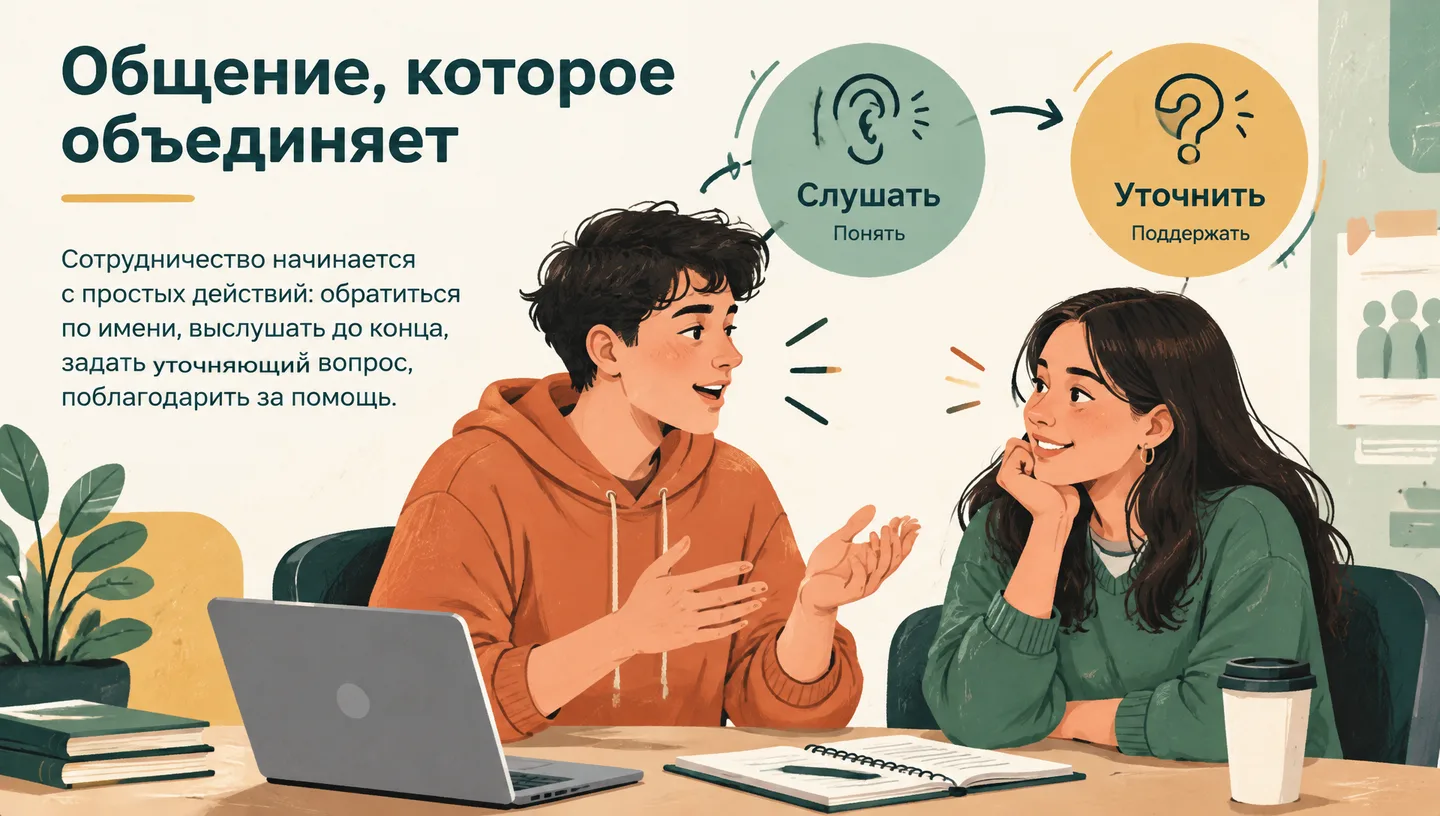 Общение, которое объединяет