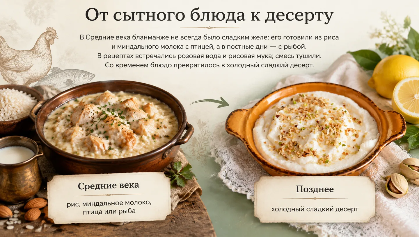 От сытного блюда к десерту