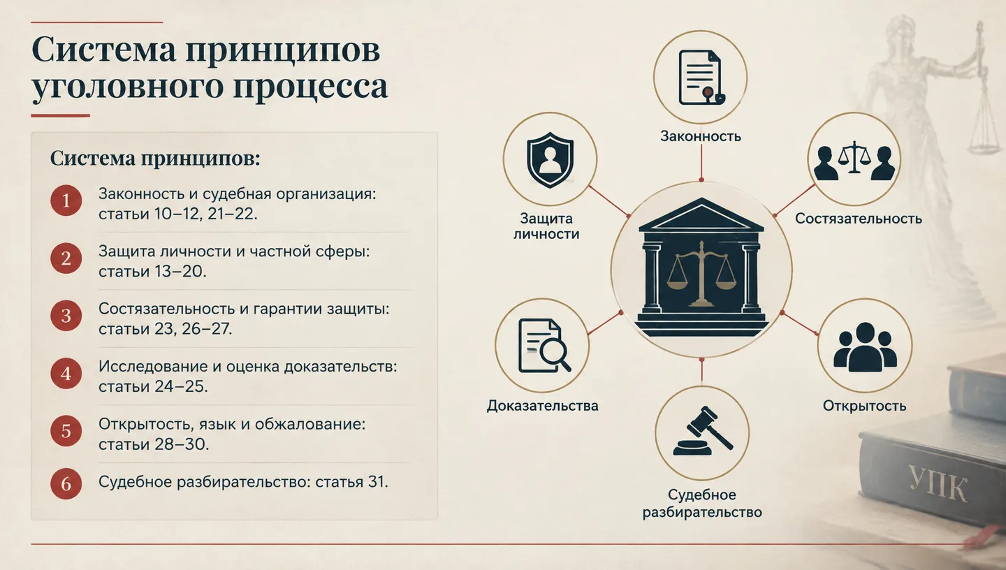 Система принципов уголовного процесса